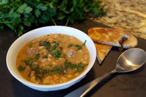 Meatball and White Bean Stew
