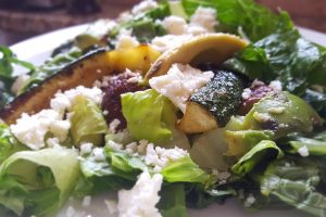 Easy Zucchini and Mushroom Salad